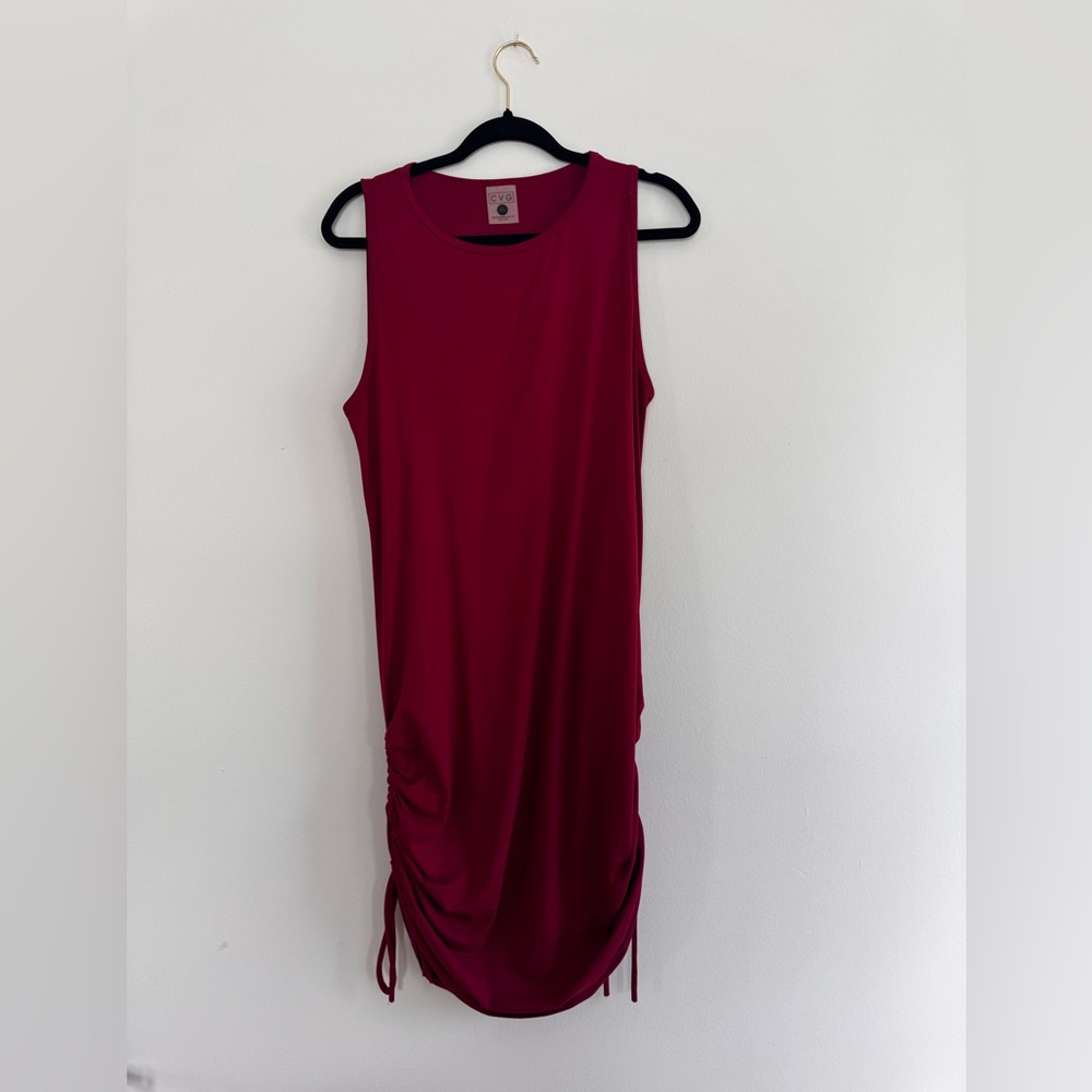 Constantly Varied Gear Sleeveless Red Mini Dress